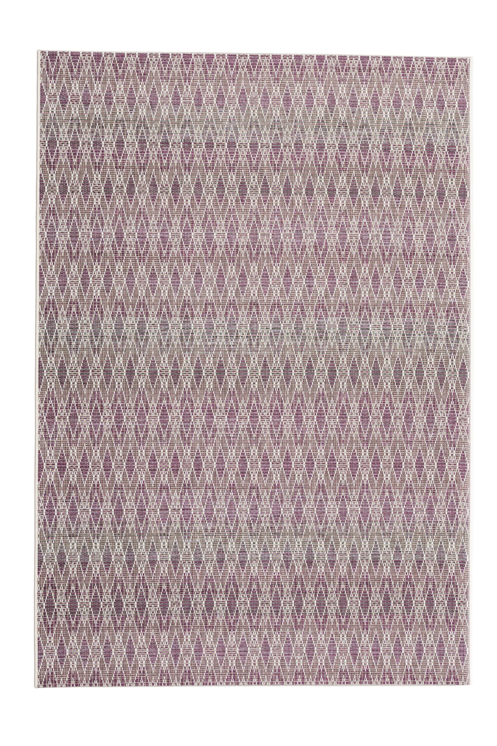 Roolf living tæppe Harlequin - Plum - 160x230cm