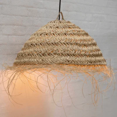 Loftlampe med frynser