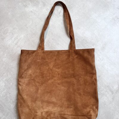 Encoded totebag cognac
