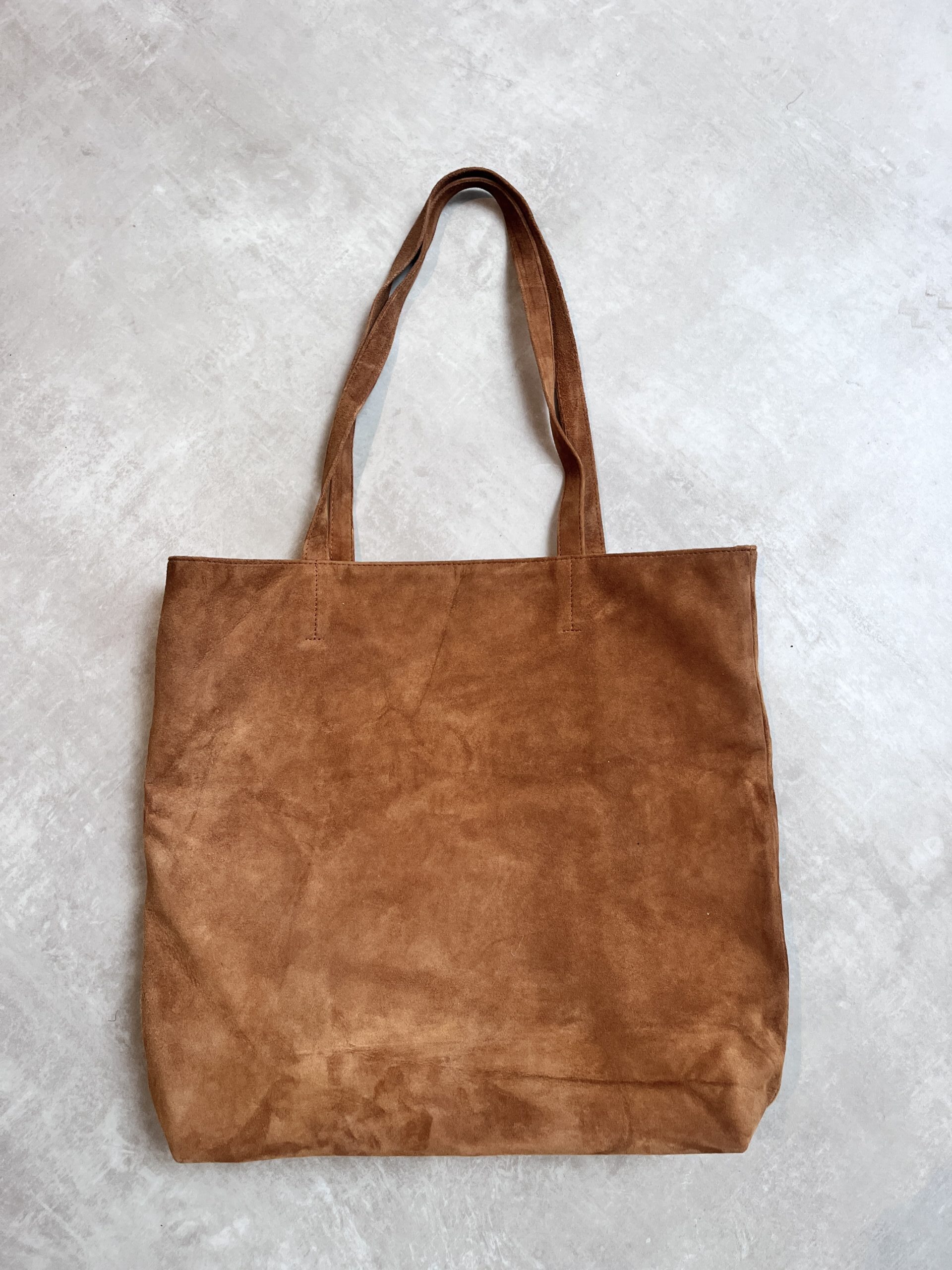 Encoded totebag cognac