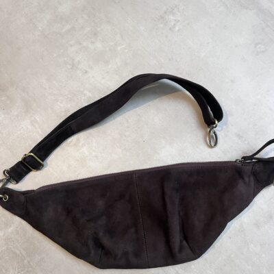 Encoded bumbag dark brown