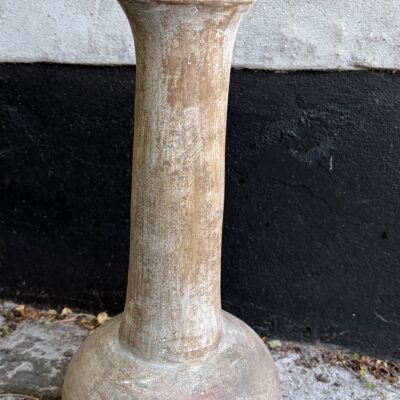 Encoded vase 41cm brun