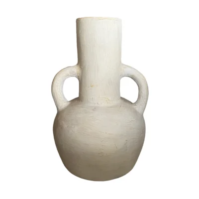 Sun clay vase